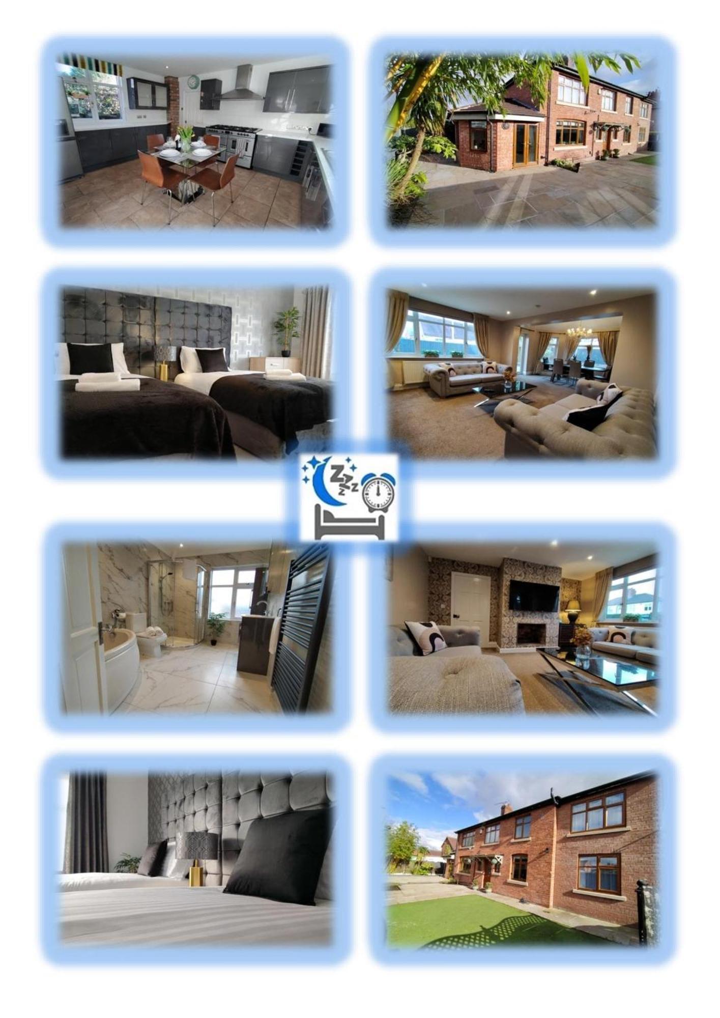 Sirius House - Sleeps 7, Driveway, Garden Villa Crewe Bagian luar foto